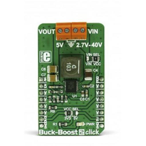 Vývojová sada pro řízení napájení Buck-Boost 2 Click Regulátor DC/DC MikroElektronika LTC3115-2, pro použití s: