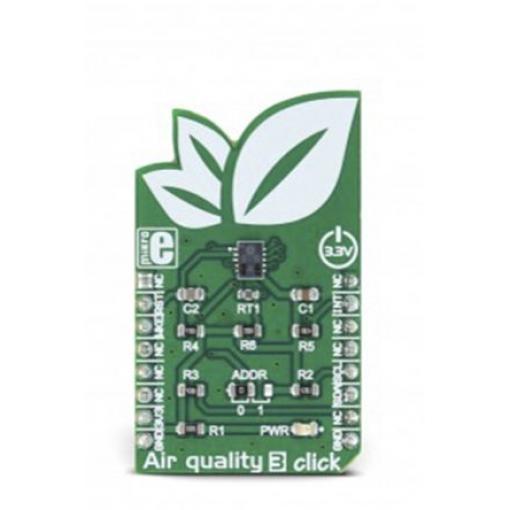 for CCS811, pro použití s: Klimatizační systémy, Ventilační systémy a jiné aplikace IoT Air quality 3 click