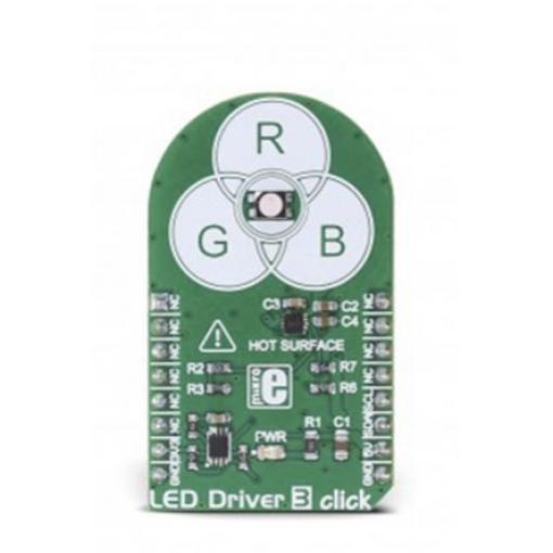 MikroElektronika Vyhodnocovací sada LED MIKROE-2950, LED Driver 3 Click, NCP5623B, PCA9306, pro použití s: Použití v