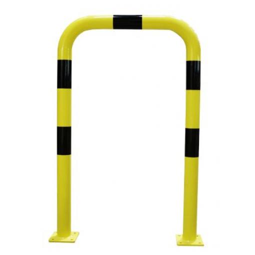 Žlutá, Černá Ocel Ø 76 mm výška 1.2 m, šířka: 750mm RS PRO