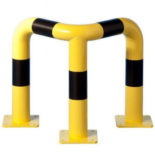 Černá, Žlutá Ocel Ø 76 mm výška 350 mm, šířka: 600mm RS PRO