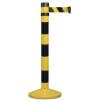 360 mm, Černá, Žlutá, Černá, Žlutá Kov Ø 78 mm výška 980 mm, šířka: 980mm RS PRO 4 m Polyester
