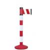 360 mm, Bílá, Červená, Bílá, Červená Kov Ø 78 mm výška 980 mm, šířka: 100mm RS PRO 4 m