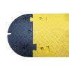 RS PRO, velikost kabelu: 27 mm Vysoká viditelnost, Pryž, Černá, Žlutá Zpomalovací práh 2.5 m, šířka: 430 mm 70 mm
