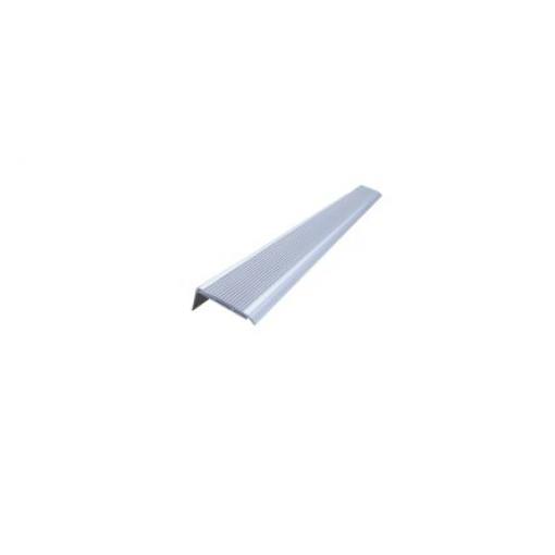 RS PRO, Profil na hranu schodu, Protiskluzová, Šedá, Hliník, Polyvinylchlorid, délka: 900 mm Profil na hranu schodu,