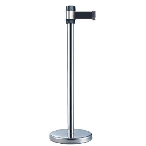 330 mm, Stříbrná, Černá Polypropylen, Ocel Ø 50 mm výška 980 mm RS PRO 2.1 m Polypropylen