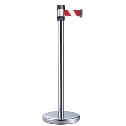 330 mm, Stříbrná, Červená, Bílá Ocel, Polypropylen Ø 50 mm výška 980 mm, šířka: 330mm RS PRO 2.1 m Polypropylen