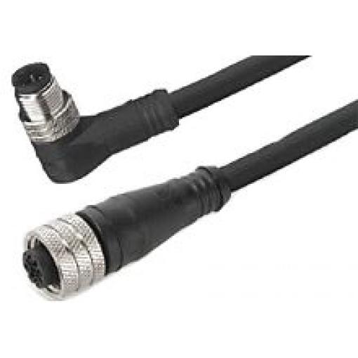 Kabel ovladače snímače, A: Vnitřní, A: M12, Rovný 4, B: M12, Přímý, B: Vnější, 250V ac/dc 4, IP67, řada: 120066 Molex 5