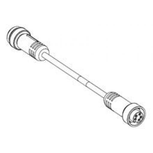 Kabel ovladače snímače, A: Vnější, A: 7/8 in kulatý, Rovný 4, B: Přímý, B: Vnitřní, 600V 4, IP67, řada: 130010 Molex 8 m