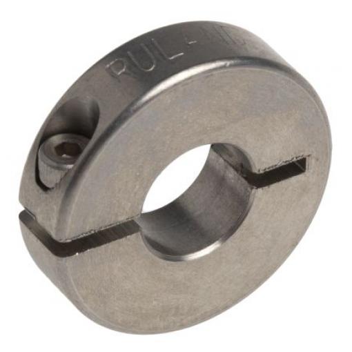 Nákružek hřídele Jednokusový Svěrný šroub ENCL20-8MM-SS Ruland 20 mm OD, šířka: 5.5 mm, Nerezová ocel
