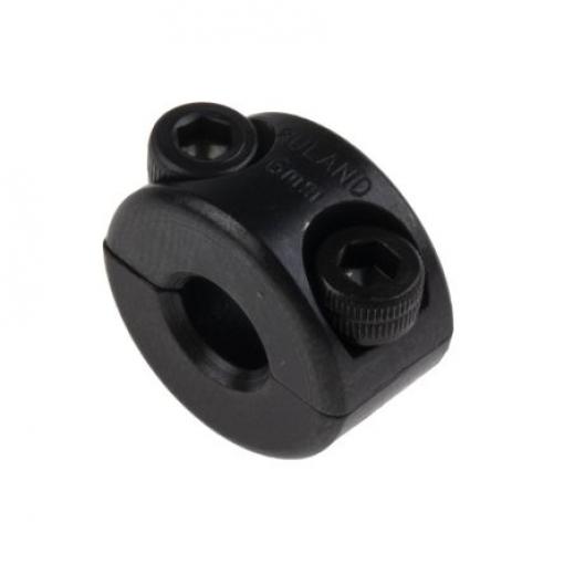 Nákružek hřídele Dva kusy Svěrný šroub MSP-6-F Ruland 16 mm OD, šířka: 9 mm, Uhlíková ocel