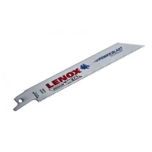 Pilový list pro přímočarou pilu, počet zubů na palec: 18 Lenox Středně silný kov 152 mm 5