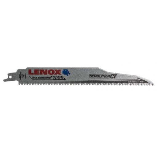 Pilový list pro přímočarou pilu, počet zubů na palec: 6 Lenox Dřevo s vloženými hřebíky 152 mm 1