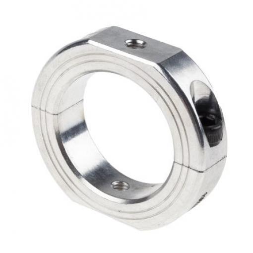 Nákružek hřídele Dva kusy Svěrný šroub OF-MSP-40-A Ruland 60 mm OD, šířka: 15 mm, Hliník