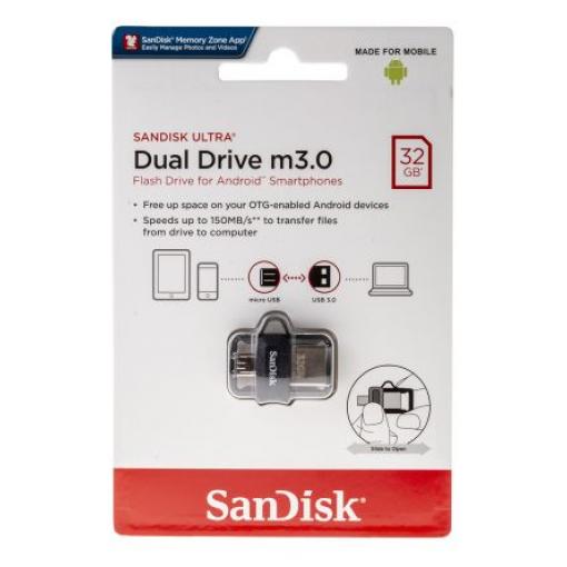 Flash disk USB 32 GB USB 3.0, USB 2.0 Sandisk Průmyslová třída 35 °C 0 °C