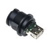 Amphenol Industrial Konektor USB, řada: UA Vnitřní, počet portů: 1portový, orientace těla: Rovný USB typu A, 100 V,