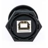 Amphenol Industrial Konektor USB, řada: UB Vnitřní, počet portů: 1portový, orientace těla: Rovný USB typ B, 100 V, Panel