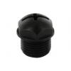 Zátka kabelové průchodky M12 15.4 mm Se závitem, IP65, IP67 Černá RS PRO