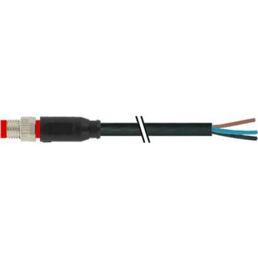 Kabel ovladače snímače, A: Vnější, A: Rovný 3, B: Bez koncovky, 50 V ac, 30 V ac/dc, 60V dc, IP65, IP66K, IP67, řada: