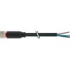 Kabel ovladače snímače, A: Vnitřní, A: Rovný 3, B: Volný konec, B: Neuzavřený, 50 V ac, 30 V ac/dc, 60V dc, IP65, IP66K,