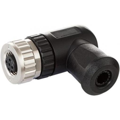 Kulatý konektor, počet kontaktů: 5, velikost: M12 RS PRO, pohlaví kontaktu: Vnitřní, orientace těla: Pravý úhel Zásuvka,