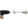 Kabel ovladače snímače, A: Vnitřní, A: Pravoúhlý 8, B: Bez koncovky, 30V ac/dc, IP65, IP66K, IP67, řada: 7300 RS PRO 5 m