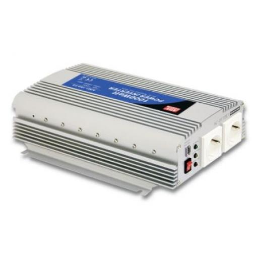 MEAN WELL Napájecí měnič, stálý výkon: 1000W, vstupní: 12 V dc, výstup: 230 V ac