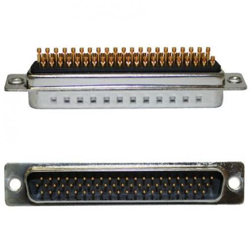 Norcomp Konektor D-Sub, řada: 180, počet kontaktů: 44, orientace těla: Rovný 2.286 mm, Montáž do panelu Vnější, D-SUB,
