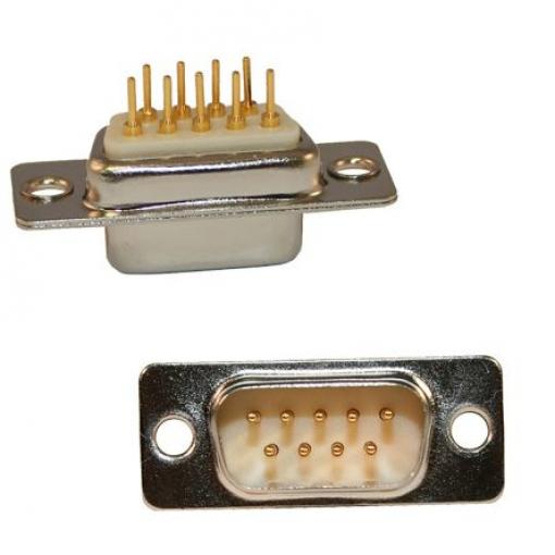 Norcomp Konektor D-Sub, řada: 172, počet kontaktů: 15, orientace těla: Rovný 2.54 mm, Průchozí otvor Vnitřní, D-SUB,