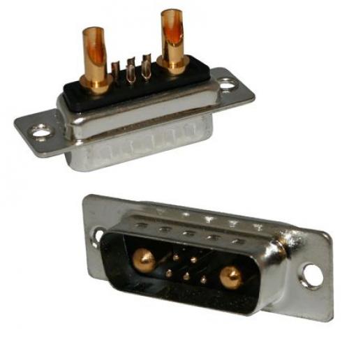 Norcomp Konektor D-Sub, řada: 680M, počet kontaktů: 7, orientace těla: Rovný 2.77 mm, Montáž do panelu Vnější, D-SUB,