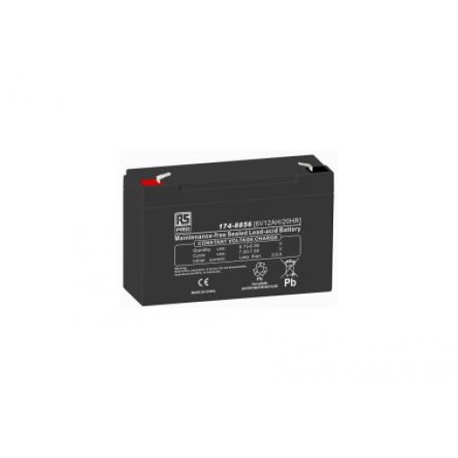 konstrukce AGM 12 Ah RS PRO 6 V