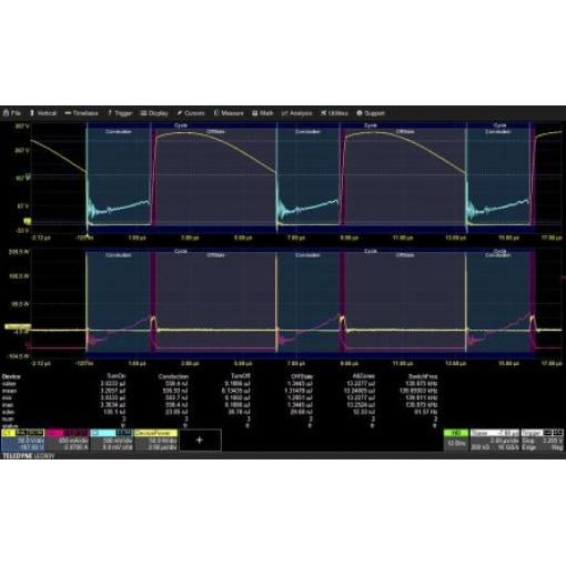Software pro osciloskopy Analyzátor výkonu WS3K-PWR, pro použití s: Osciloskopy WaveSurfer 3000z Teledyne LeCroy