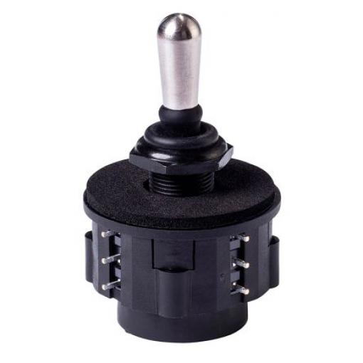 APEM Joystickový, řada: NZ IP67 2osý Páka Dvouosé potenciometrické 2 A Pájecí 125 V ac CO 50 °C -25 °C