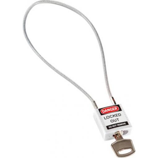 Bezpečnostní visací zámky 1 zámek 4.7mm petlice, Plast vyztužený skleněnými vlákny