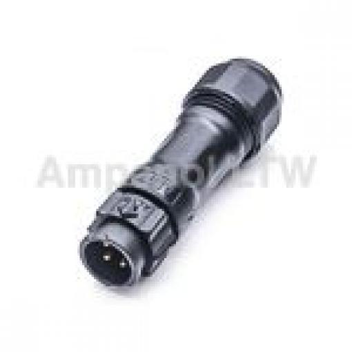 Kulatý konektor, počet kontaktů: 4, Kabel, velikost: Standard Amphenol Industrial, pohlaví kontaktu: Vnější, orientace