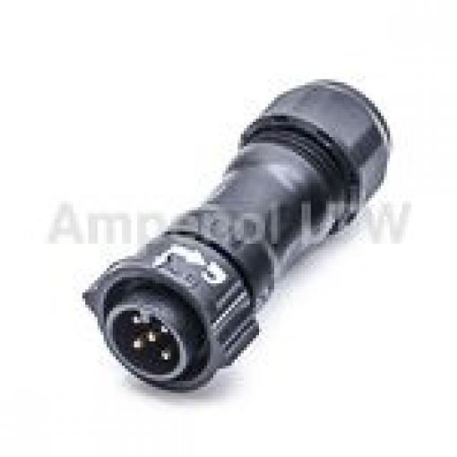 Kulatý konektor, počet kontaktů: 5, Kabel, velikost: Standard Amphenol Industrial, pohlaví kontaktu: Vnější, orientace