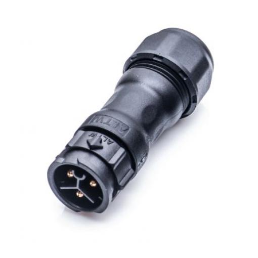 Kulatý konektor, počet kontaktů: 3, Kabel, velikost: Standard Amphenol Industrial, pohlaví kontaktu: Vnější, orientace