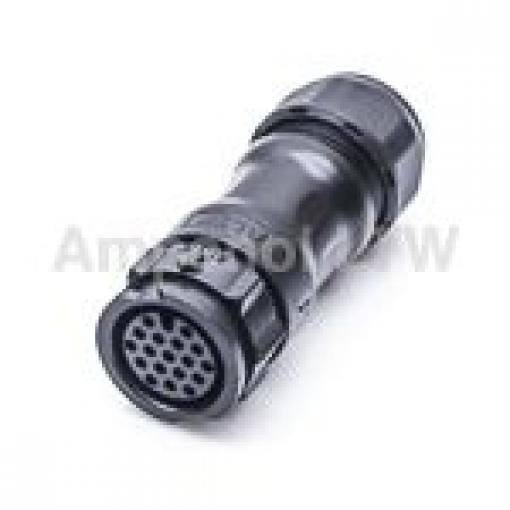 Kulatý konektor, počet kontaktů: 18, Kabel, velikost: Standard Amphenol Industrial, pohlaví kontaktu: Vnitřní, orientace