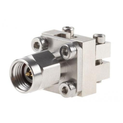 Cinch Koaxiální konektor, řada: 145 Vnější, 50 Ω, orientace těla: Rovný, Montáž na přírubu Konektor SMA Pájecí, 40GHz 85
