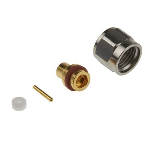 Cinch Koaxiální konektor, řada: 145 Vnější, 50 Ω, orientace těla: Rovný, Kabel Konektor SMA Pájecí, 40GHz 165 °C -65 °C,