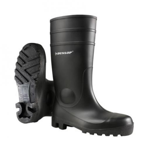 A Bezpečnostní holínky, Černá Ne Ano S5 Dunlop SRA Ano