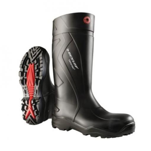 A, řada: Purofort Bezpečnostní obuv obuv Unisex, Nerezová ocel 14/15, Černá, Zelená Ano Dunlop 49 SRC