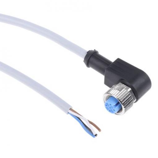 Kabel ovladače snímače, A: Vnitřní, A: M12, Pravoúhlý 4, B: Bez koncovky, 250V 4, IP65, IP66K, IP67 SICK 5 m