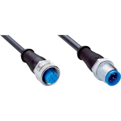 Kabel ovladače snímače, A: Vnitřní, A: Rovný 5, B: Bez koncovky, B: Vnější, 125V 5, IP65, IP66K, IP67 SICK 1 m