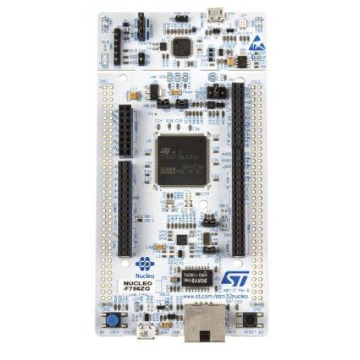 STMicroelectronics Vývojový nástroj pro mikrokontroléry, STM32F756ZG, MCU, MCU NUCLEO-F756ZG, Mikrokontrolér, ARM, STM32
