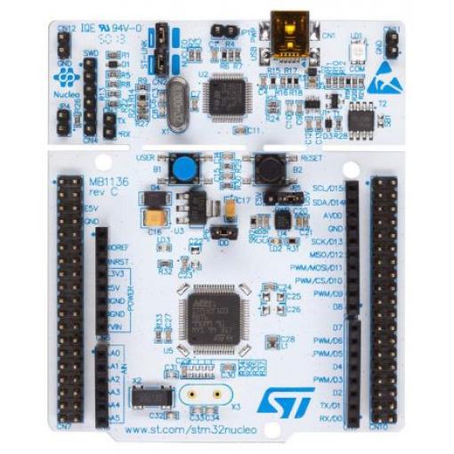 STMicroelectronics Vývojový nástroj pro mikrokontroléry, STM32L010RBT6, MCU, MCU NUCLEO-L010RB, Mikrokontrolér, ARM,