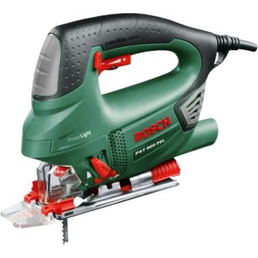 Bosch Pila Šňůrové, řada: PST, číslo modelu: PST 900 PEL, hloubka řezání: 90 mm, hmotnost: 2.1 kg 45 ° 650 W 230V