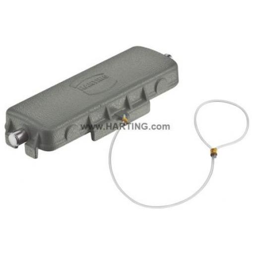 HARTING Ochranný kryt, Ochranný kryt, řada: Han B 2.08 mm², 0.5 mm² -, 250 V, pro použití s: Kryt kabel-kabel, 24B