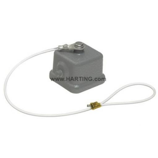 HARTING Ochranný kryt, Ochranný kryt, řada: Han A 2.08 mm², 0.5 mm² -, 250 V, pro použití s: Kryt kabel-kabel, 3A