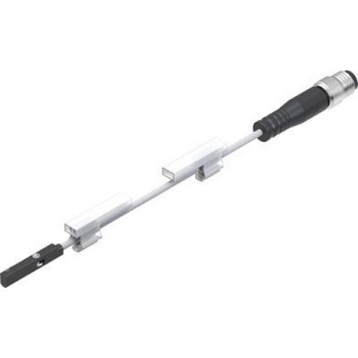 Pneumatický polohový detektor, řada: SMT-10M, Vsuvka M8X1, 3vodičový, 3 kolíků, Kabel se zástrčkou, Kabel IP68, IP65 30